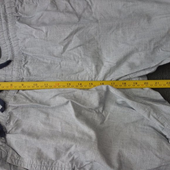 H&M L.O.G.G. Label of Graded Goods Gray with Blue 100% Cotton Size M Shorts - Picture 14 of 15